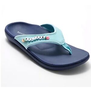 REVITALIGN Blue and Aqua Women's Sandals Size 6B/ 0189